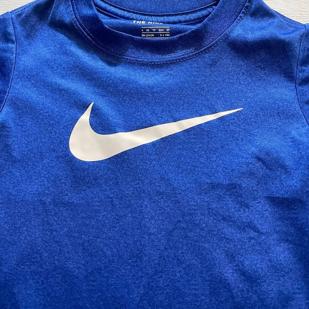 Nike boys blue short sleeve shirt size‎ 4